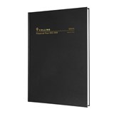 COLLINS 36M4P99 FINANCIAL YEAR DIARY WEEK TO VIEW A6 BLACK