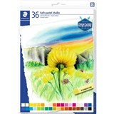 STAEDTLER 2430 SOFT PASTEL CHALKS ASSORTED PACK 36