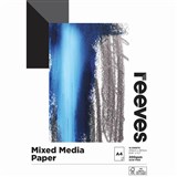 REEVES MIXED MEDIA PAPER 200GSM A4 WHITE 15 SHEETS