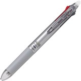 PILOT FRIXION 3IN1 RETRACTABLE ERASABLE GEL INK PEN 05MM DARK SILVER BARREL