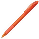 PENTEL BX417 IFEELIT RETRACTABLE BALLPOINT PEN 07MM ORANGE BOX 12