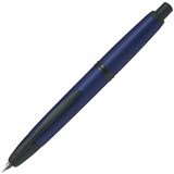 PILOT CAPLESS BLACK ACCENT FOUNTAIN PEN BLUE MATTE BARREL FINE NIB BLACK INK