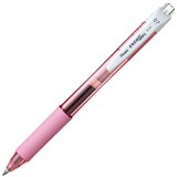 PENTEL BL107 ENERGEL X RETRACTABLE GEL INK PEN 07MM PINK BARREL BLACK INK BOX 12