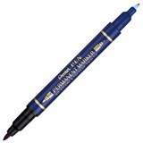 PENTEL N75W DUAL TIP PERMANENT MARKER BULLET BLUE