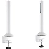 BRATECK SLATWALL DESK MOUNTING POLES MATTE WHITE