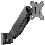 BRATECK SLATWALL GAS SPRING MONITOR ARM MATTE BLACK