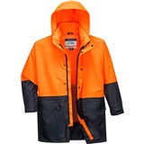HUSKI KIMBERLEY LIGHTWEIGHT HIVIS RAIN JACKET 2TONE