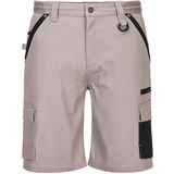 PORTWEST SLIM FIT STRETCH SHORTS SAND 97