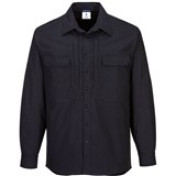 PORTWEST UTILITY STRETCH SHIRT LONG SLEEVE BLACK M