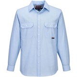 PORTWEST SYDNEY LIGHT WEIGHT SHIRT LONG SLEEVE BLUE 2XL
