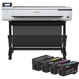 EPSON SURECOLOR T5160 LARGE FORMAT PRINTER AND E40U INK CARTRIDGE COMBO