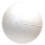 ZART POLYSTYRENE BALLS 75MM WHITE PACK 10