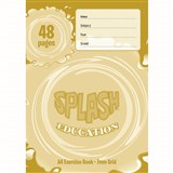 SPLASH EXERCISE GRID BOOK 7MM 60GSM 48 PAGE A4