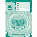 SPLASH EXERCISE GRID BOOK 10MM 60GSM 96 PAGE A4
