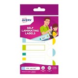 AVERY 41500 KIDS SELF LAMINATING LABELS ASSORTED SHAPES PACK 24