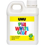 UHU PVA WHITE GLUE 1 LITRE