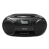 PHILIPS AZB50079 DIGITAL RADIO TUNER CD SOUND MACHINE BLACK