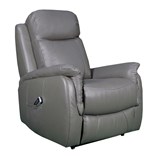 RAPIDLINE HOME ELEVATE ASCOT LIFT CHAIR DUAL MOTOR MEDIUM LEATHER DARK GREY