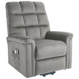 RAPIDLINE HOME ELEVATE ALABAMA LIFT CHAIR SINGLE MOTOR MEDIUM FABRIC MANISA FOSSIL