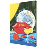 COLLINS PARTY ON DIARY WEEK TO VIEW A5 RECYCLED LIPS