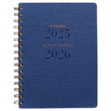 ATAGLANCE  SIGNATURE DIARY WEEK TO VIEW A5 NAVY