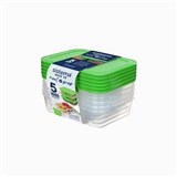 SISTEMA MEAL PREP NEST IT 5 PACK TRI 870ML