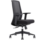 DAL JIRRA PRO CHAIR SYNCHRO HIGH MESH BACK SEAT SLIDE NYLON BASE FABRIC BLACK