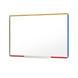 VISTA WHITEBOARD MULTI COLOUR FRAME MAGNETIC