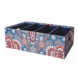 ELIZABETH RICHARDS TOTE BOX FLOW OF LEARNING BLUE