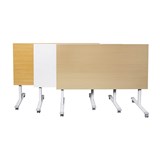PIVOT WHITE FLIP TOP TABLE 1500 X 750MM