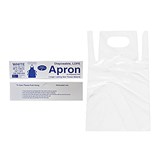 LIVINGSTONE DISPOSABLE APRON BIB TYPE P 850 X 1300MM WHITE BOX 100