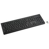 KENSINGTON KB270 EQ RECHARGEABLE AI WIRELESS KEYBOARD FULL SIZE BLACK