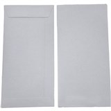 CANDIDA DL ENVELOPES NON SECRETIVE POCKET PLAIN FACE PEEL AND SEAL WHITE BOX 500