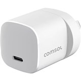 COMSOL 30W USBC GAN WALL CHARGER WHITE