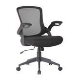 CALI TASK CHAIR MESH BACK WITH BLACK FABRIC SEAT