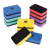 EDUCATIONAL COLOURS MINI MAGNETIC WHITEBOARD ERASERS ASSORTED PACK 10