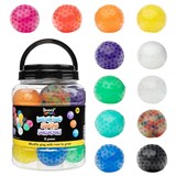 SENSORY SPROUTS WATER BEAD SQUISHY SENSATIONS ASSORTED SET 12