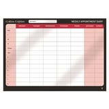 COLLINS WEEKLY APPOINTMENT WALL PLANNER 594 X 840MM PINK