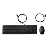 HP 320MK WIRED DESKTOP MOUSE AND KEYBOARD BLACK