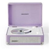 CROSLEY CRUISER PORTABLE RETRO CD PLAYER WITH STEREO BLUETOOTH SPEAKERS FM RADIO LAVENDER
