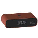 KREAFUNK WAKIE ALARM CLOCK QI CHARGER  BLUETOOTH TERRACOTTA