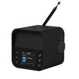 LEXON OSLO DAB  FM ALARM CLOCK RADIO  BLUETOOTH SPEAKER  WIRELESS CHARGER BLACK