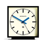 NEWGATE AMP MANTEL CLOCK BLACK WITH BLUE HANDS