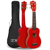 3RD AVENUE SOPRANO UKULELE RED