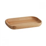 ATHENA BEECHWOOD WOODEN TRAY DORF 185X120X22MM