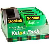 3M SCOTCH 810 MAGIC TAPE 19MM X 33 x 5 WITH C39 KITTY DISPENSER